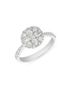 Bloomingdale's Diamond Rose Cut Mosaic Ring In 14k White Gold, 0.95 Ct. T.w. - 100% Exclusive