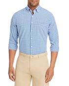 Peter Millar Camley Poplin Gingham Long Sleeve Shirt