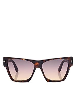 Tom Ford Women's Havana Geometric Sunglasses, 59mm