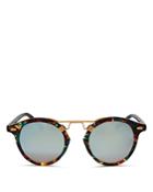 Krewe St. Louis Mambo Mirrored Round Sunglasses, 46mm - 100% Exclusive
