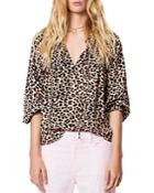 Zadig & Voltaire Theresa Leopard-print Tunic Top