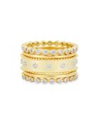 Freida Rothman Sparkling Petals Ring