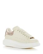 Alexander Mcqueen Women's Oversized Metallic Heel Detail Sneakers