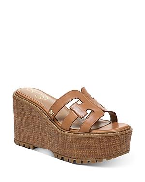 Sam Edelman Women's Laine Slip On Platform Wedge Sandals