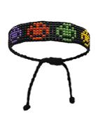 Ayounik Colorful Smiley Face Beaded Bracelet
