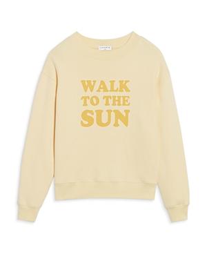 Sandro Sun Graphic Sweatshirt