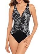 Miraclesuit Lux Lynx Charmer One Piece Swimsuit