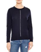 Sandro Anouk Piped Sweater