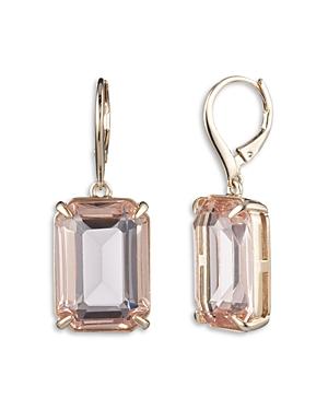 Lauren Ralph Lauren Rose Gold-tone Stone Drop Earrings
