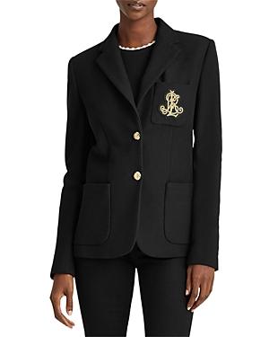 Lauren Ralph Lauren Embroidered Patch Blazer