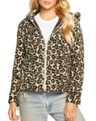 Chaser Hooded Faux Fur Jacket