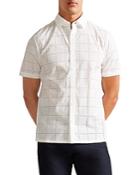 Ted Baker Imka Perforated Check Print Shirt