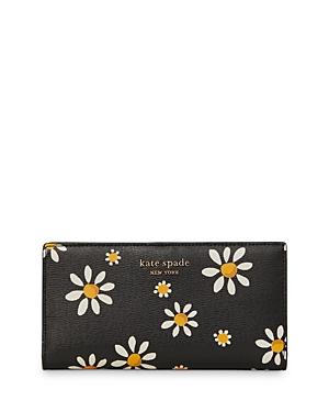 Kate Spade New York Spencer Daisy Dots Slim Bifold Wallet