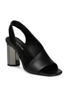Donald Pliner Women's Ella Leather Column Heel Sandals