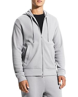 Theory Balena Waffle Knit Zip Hoodie