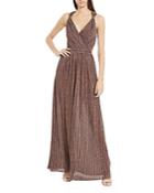 Aqua Striped Metallic Gown - 100% Exclusive