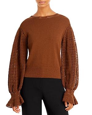 Rebecca Taylor Ladder Sleeve Sweater