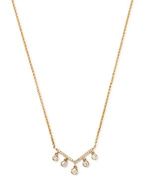 Bloomingdale's Diamond Bezel Fringe Pendant Necklace In 14k Yellow Gold, 0.25 Ct. T.w. - 100% Exclusive