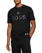 Boss X Nba Golden State Warriors T Basket Cotton Stretch Graphic Tee