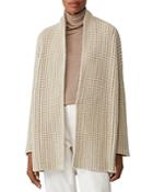 Eileen Fisher Cashmere & Wool Ribbed Cardigan