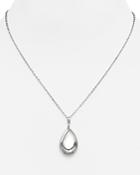 Sterling Silver Pear Shaped Pendant Necklace, 18 - 100% Exclusive