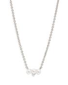 Nadri Synthetic Pearl & Cubic Zirconia Bar Necklace, 18