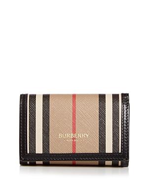 Burberry Lark Icon Stripe French Wallet