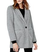 Maje Guilan Herringbone Blazer