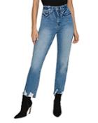 Good American Good Jagged Hem Jeans In Blue641