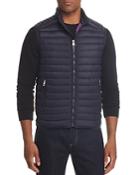 Paul Smith Quilted Down Vest With Printed Lining