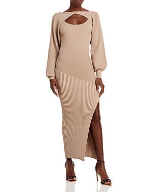 Nicholas Alixia Mixed Rib Knit Dress