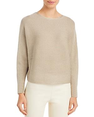 T Tahari Lurex Ribbed Sweater