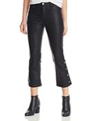 Blanknyc Faux Leather Cropped Flared Pants