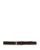 Theory Leather Braided Belt