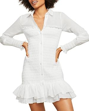 Veronica Beard Kelsey Ruffled Smocked Dress