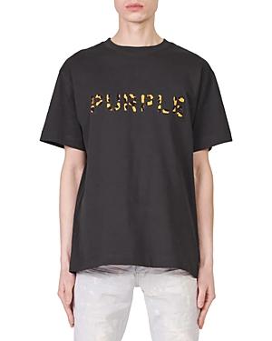 Purple Brand J.b.d. Leopard Cotton Tee