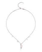 Chan Luu Special Stones & Cultured Freshwater Pearl Mix Adjustable Necklace In Sterling Silver, 16-18