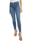 Good American Good Legs Frayed Hem Jeans In Blue611