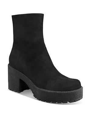 Charles David Women's Badger Suede Platform Booties