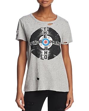 Chaser Record Distressed Graphic Tee