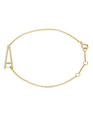 Moon & Meadow 14k Yellow Gold Initial Bracelet