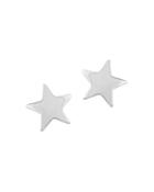 Bloomingdale's Medium Star Earrings In 14k White Gold - 100% Exclusive
