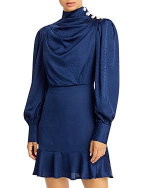 Aqua Button Shoulder Dress - 100% Exclusive
