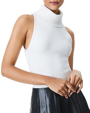 Alice And Olivia Darina Sleeveless Turtleneck Sweater