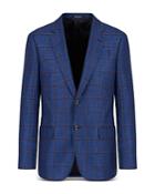 Emporio Armani Windowpane Suit Jacket