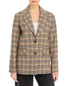 Bagatelle. Nyc Plaid Blazer