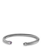 David Yurman Cable Classics Bracelet With Amethyst And Diamonds