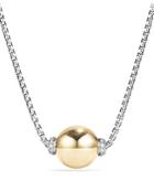 David Yurman Solari Pendant Necklace With Diamonds And 18k Gold