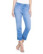 Liverpool Carter Crop Straight Jeans In Hearst