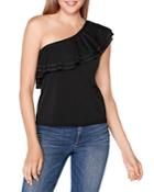 Belldini Ruffled One Shoulder Top